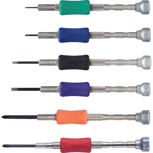 ＶＥＳＳＥＬ　精密ドライバーセット　ＴＤ‐５６　６サイズ入り　TD-56　1 Ｓ