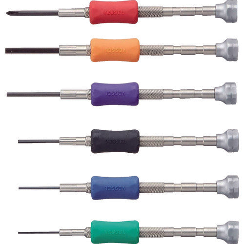 VESSEL 정밀 헥스 드라이버 세트 TD-58 6 사이즈 TD-58 1 S