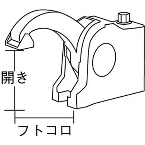 ＢＥＳＳＥＹ　クランプＢＡＳＣ型　開き１００ｍｍ　BASC106　1 個