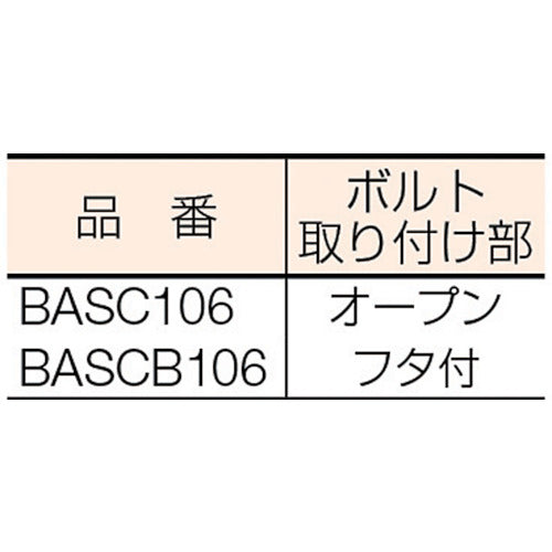 ＢＥＳＳＥＹ　クランプＢＡＳＣ型　開き１００ｍｍ　BASC106　1 個