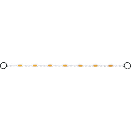 Unit Reflective chain with white ring Dimensions (m): Approx. 1.9 870-67W 1 piece