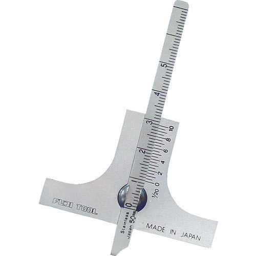 フジ　ミニデプスゲージ　測定範囲５０ｍｍ　ベース寸法５８ｍｍ　50M　1 個