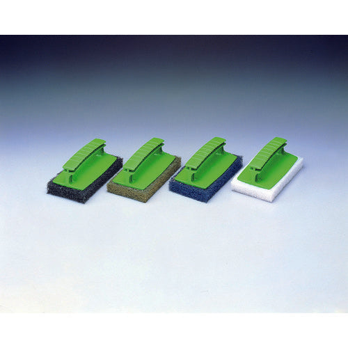 ３Ｍ　たわし　ハンドブラシ（一体型タイプ）　青パッド　９５×１５０ｍｍ　H/BRUSH BLU　1 個