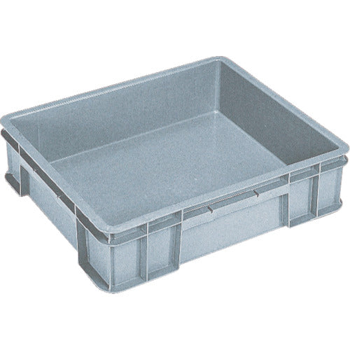 Hishi S-type container, effective inner dimensions 472 x 389 x 112 mm, gray, S-21, 1 piece