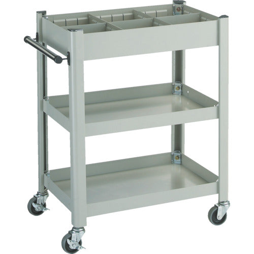 ＴＲＵＳＣＯ　コンビネーションワゴン　６４３Ｘ４２７ＸＨ８８０　仕切板付　TCW-81AB　1 台