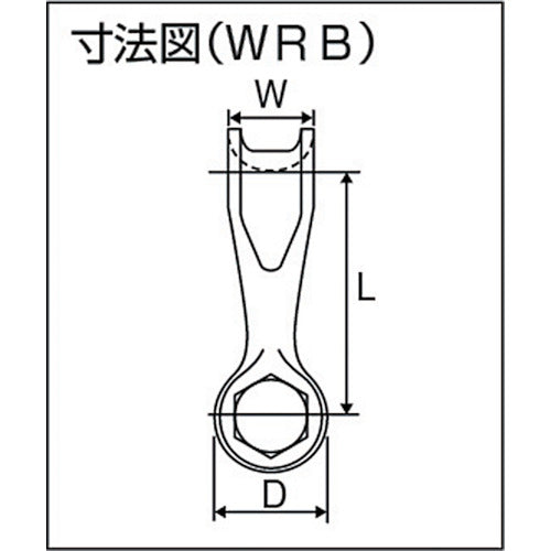 KANSAI 경량형 와이드 샤클 바우 타입 WRBE 5t용 WRBE-5 1개