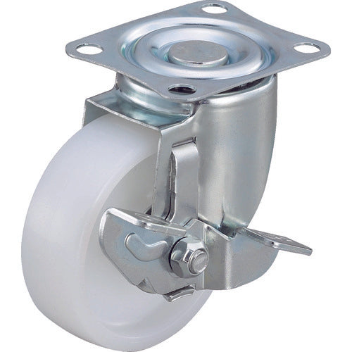 와코 팔레트 에어 캐스터(자재차 스토퍼 부착) 75mm 나일론차 ALG-75-NDS 1개