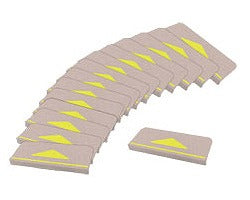 Foldable stair mat (15 pieces) / KD-80 Beige with triangular mark 1 set
