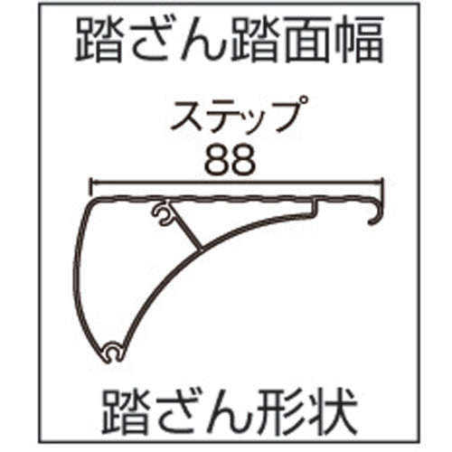 ハセガワ　エコ踏み台　０５型　EFA-05　1 台