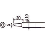 グット　替こて先　５Ｃ型　（１本＝１ＰＫ）　PX-40RT-5C　1 個