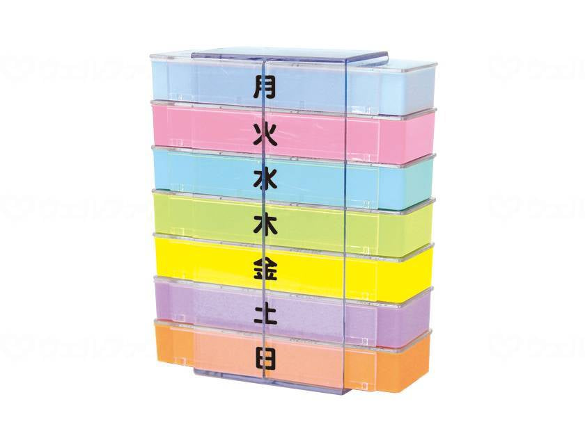 Kowa Seisakusho Teicob Medicine Box for 1 week