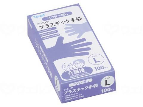 유키와 제작소 타이코브 프라스틱 장갑(100장입) 상자 L