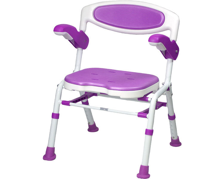 Folding Shower Chair Rakuyu DX / 7250 Purple 1 unit