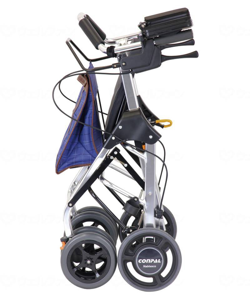 幸和製作所抑速ﾌﾞﾚｰｷ付歩行車　ﾃｲｺﾌﾞ ﾘﾄﾙRF ﾌﾞﾙｰ