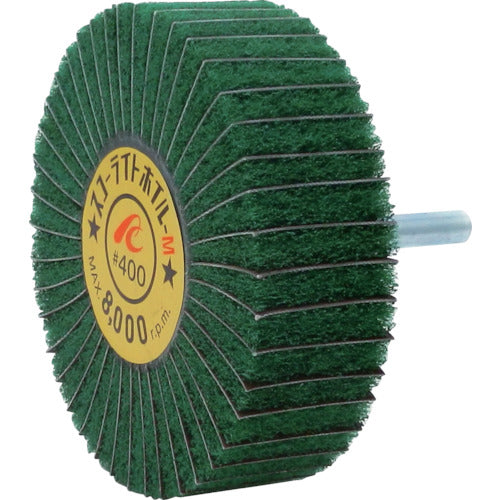 AC Scolite Foil M, shaft diameter 6mm, #400, outer diameter 80 x width 25 x shaft length 40, SW8025-M-400, 5 pieces