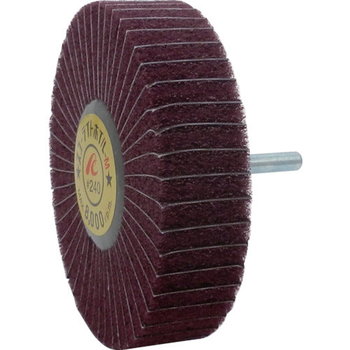 ＡＣ　スコーライトホイルＭ　軸径６ｍｍ　＃２４０　外径１００×幅２５×軸長４０　SW10025-M-240　5 個