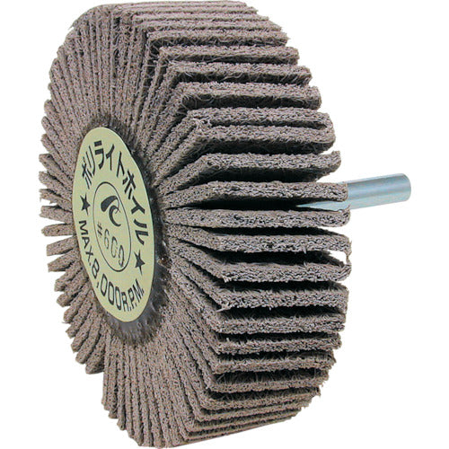 ＡＣ　ポリライトホイル　軸径６ｍｍ　＃８０　外径３０×幅２５×軸長４０　PLW3025-80　5 個