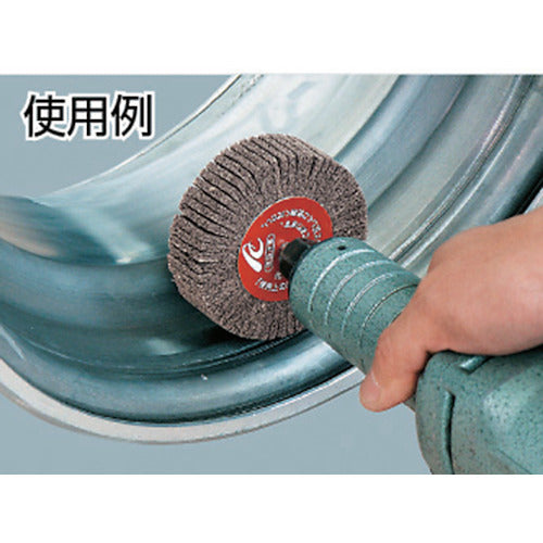 ＡＣ　ポリライトホイル　軸径６ｍｍ　＃６００　外径３０×幅２５×軸長４０　PLW3025-600　5 個