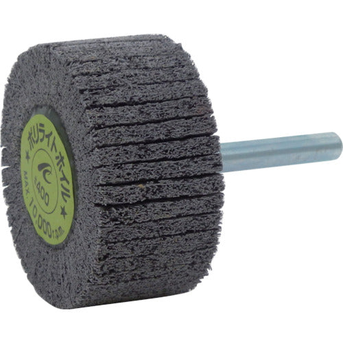 ＡＣ　ポリライトホイル　軸径６ｍｍ　＃１２０　外径５０×幅２５×軸長４０　PLW5025-120　5 個