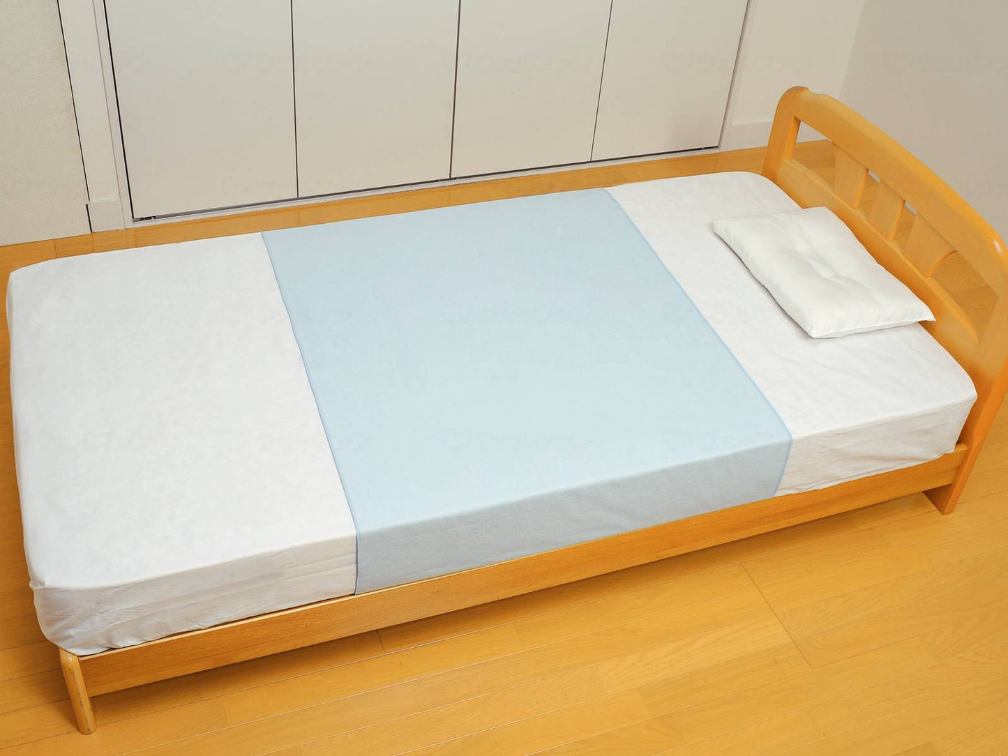 幸和製作所綿防水シーツ ﾌﾞﾙｰ