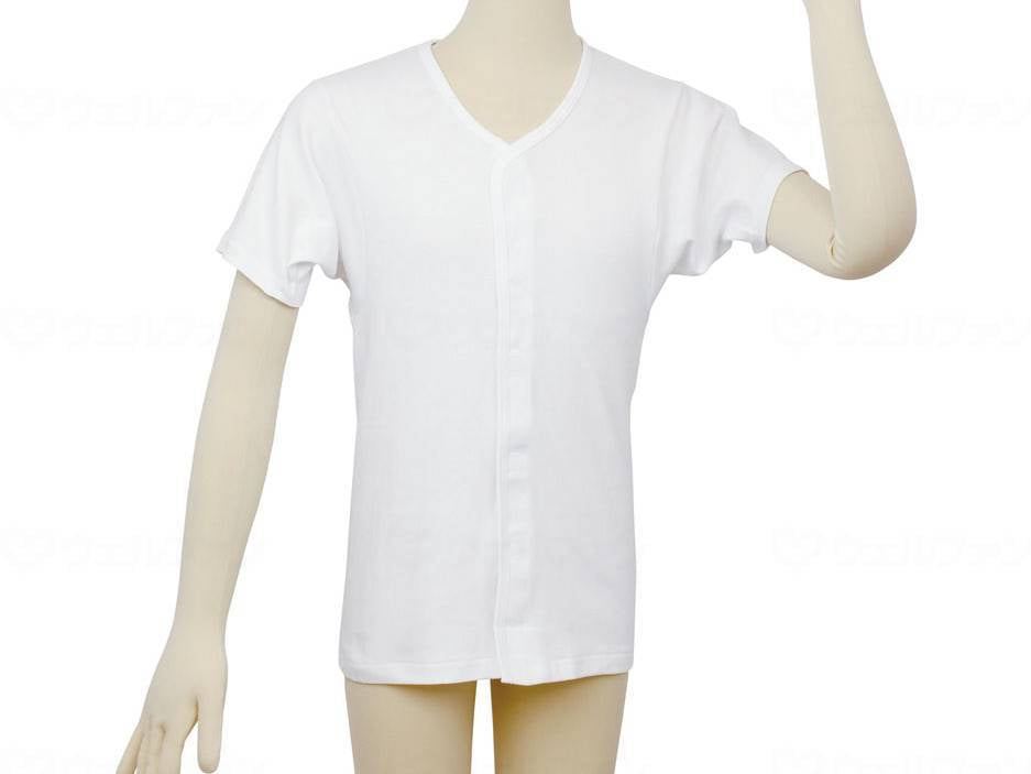 幸和製作所ﾃｲｺﾌﾞ ﾜﾝﾀｯﾁ肌着 半袖 紳士用 ﾎﾜｲﾄ L