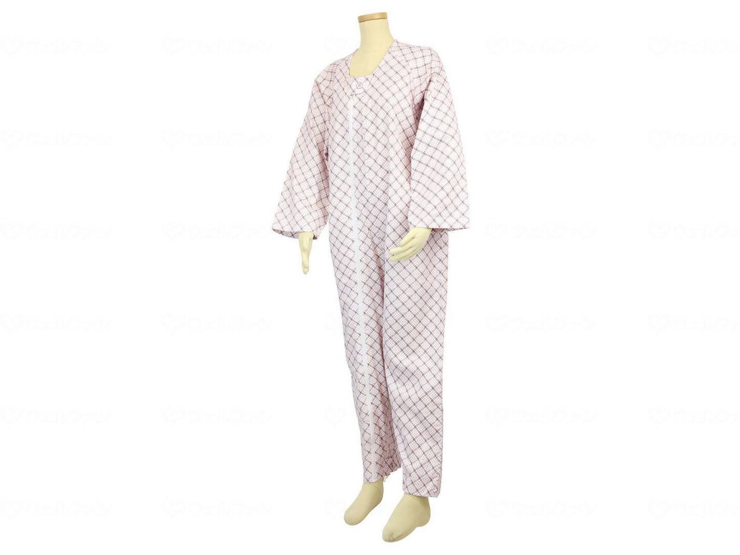 幸和製作所ﾃｲｺﾌﾞ ｴｺﾉﾐｰ上下続き服 ﾋﾟﾝｸ M