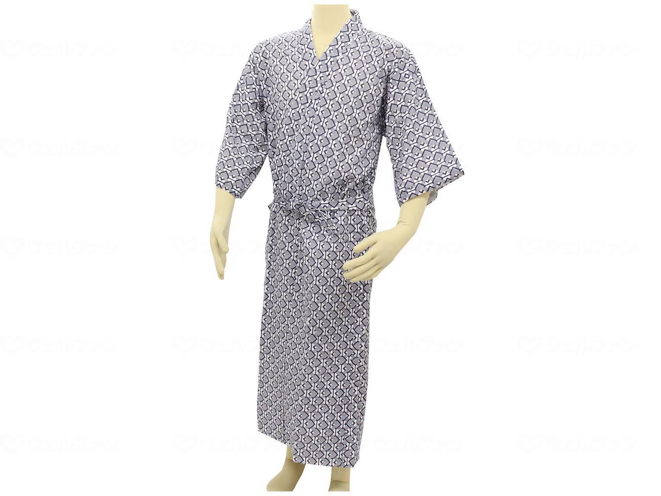 幸和製作所ﾃｲｺﾌﾞ ｶﾞｰｾﾞねまき 紳士用 紺 L