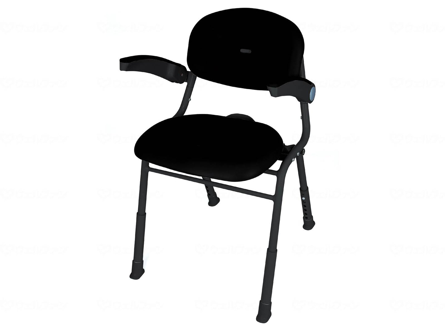 Kowa Manufacturing Uniplus Middle Shower Chair Black