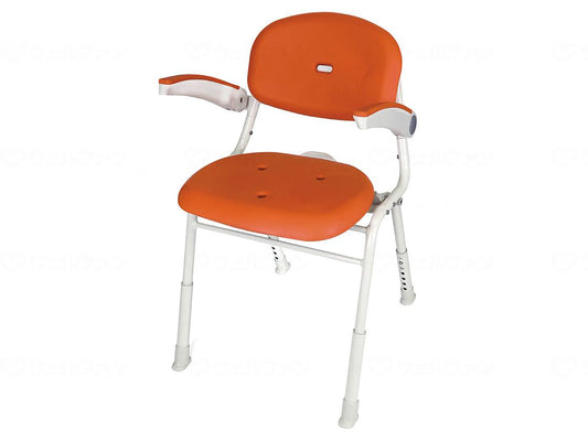 Kowa Manufacturing Uniplus Middle Shower Chair Red Orange