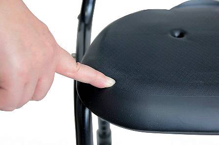 Kowa Manufacturing Uniplus Middle Shower Chair Black