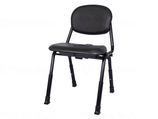 幸和製作所ﾕﾆﾌﾟﾗｽ　ｺﾝﾊﾟｸﾄｼｬﾜｰﾁｪｱ（ｽﾏｰﾄﾀｲﾌﾟ） ﾌﾞﾗｯｸ