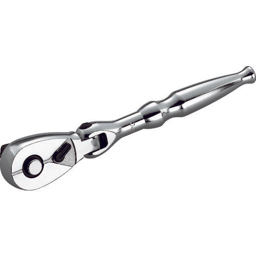 KTC 9.5 sq. Compact Flex Ratchet Handle, 36 teeth, 9.5 mm socket, 125 mm overall length, BRC3F, 1 pc