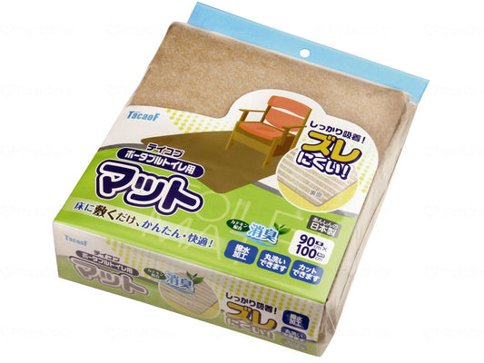 Kowa Manufacturing Teikobu Portable Toilet Mat, Beige