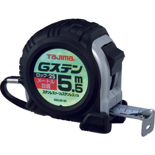 Tajima G Stainless Lock-25 5.5m Metric Scale GSL2555BL 1 pc