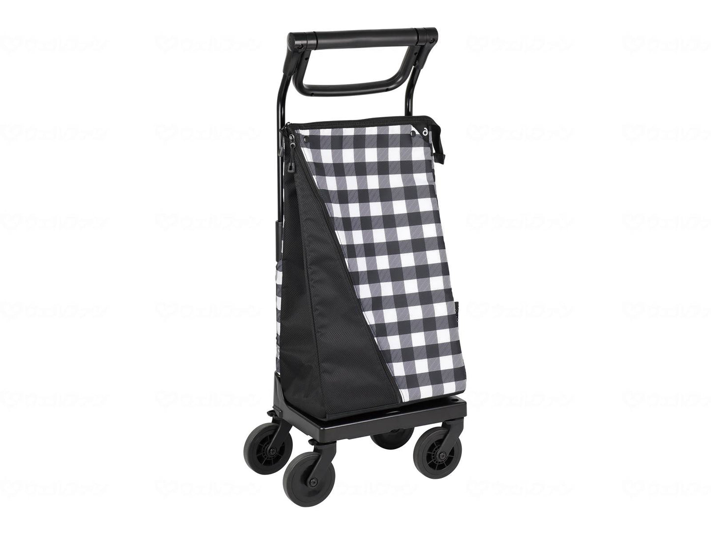 Kowa Manufacturing Co., Ltd. A Cart Shopping Carry Check Black