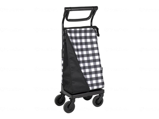 Kowa Manufacturing Co., Ltd. A Cart Shopping Carry Check Black