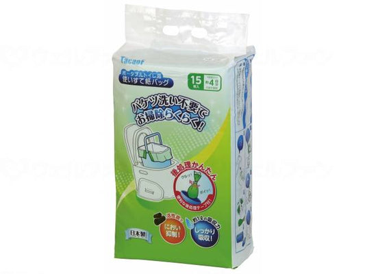 幸和製作所ﾎﾟｰﾀﾌﾞﾙﾄｲﾚ用　使い捨て紙ﾊﾞｯｸﾞ（12枚入）