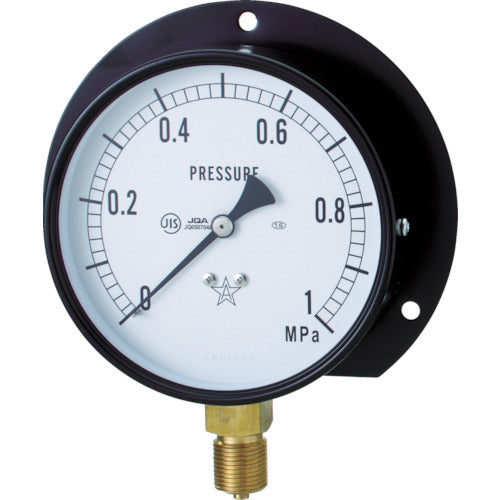 Bottom right Star (pressure gauge) (B frame vertical type, φ100) Pressure range 0.0 to 0.10 MPa S-42-0.1MP 1 piece