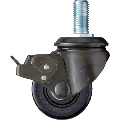 ハンマー　低床重荷重用ねじ込み旋回式ナイロン車輪（ボールベアリング）７５ｍｍ　ＳＰ付　545SA-NRB75　1 個