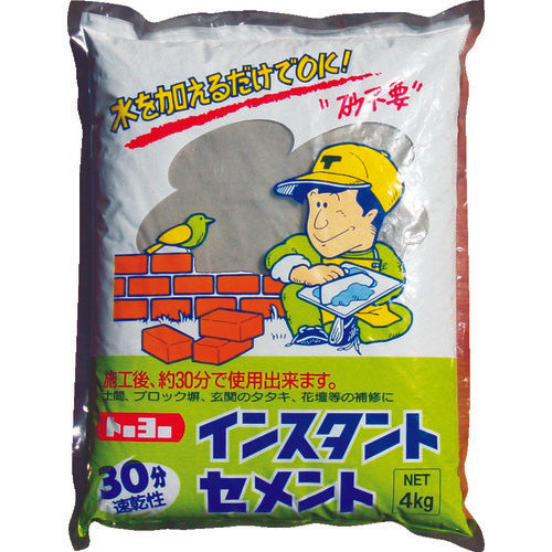 ＭＡＴＥＲＡＮ　インスタントセメント３０分速乾　灰　４ｋｇ　（１個入）　NO5151　1 袋