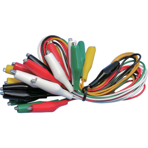 Teishin Test Lead Medium 56cm Shield Clip M on Both Ends (10 Pieces) TLA-2 1 Pack