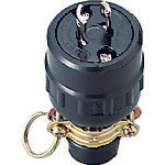 Meiko Rubber Hook Plug 2P Waterproof MH2588 1 pc