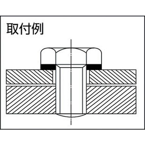 武蔵　シールワッシャ　ＳＷ　３Ｘ１０−Ｋ（１０個入）　SW 3-10　1 PK