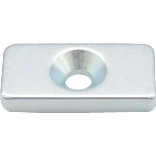 ＭＡＧＮＡ　ネオジム磁石プレートキャッチ（角形）（５個入）　1-NC20L　1 袋