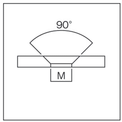 MAGNA Neodymium Magnet Plate Catch (Square) (1 piece) 1-NC50L 1 bag