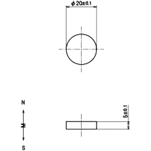 MAGNA Samarium Cobalt Magnet, Round (1 piece) 2-10205 1 bag