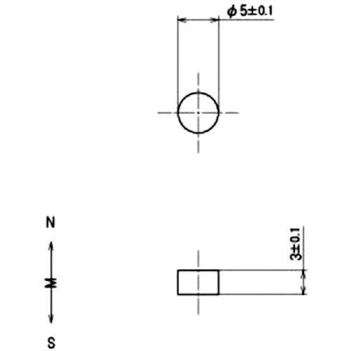MAGNA Samarium Cobalt Magnet, Round (10 pieces) 2-1053 1 bag