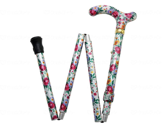 츠치야 산업 총 꽃무늬 아루미스 테키 화이트