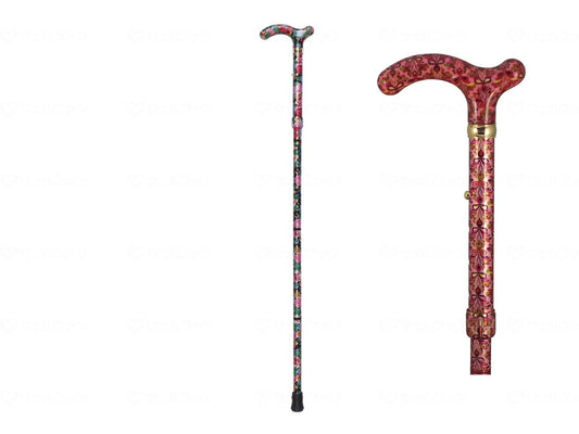 츠치야 산업 총 꽃무늬 알루미스 테키 핑크