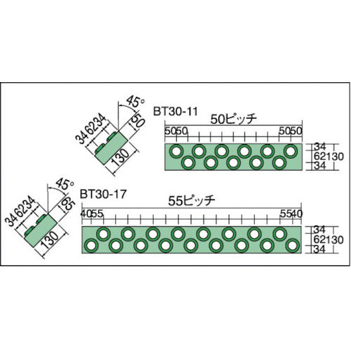 ＴＲＵＳＣＯ　ツーリングフレーム　ＢＴ・ＮＴ３０兼用　１１個収納　BT30-11　1 本